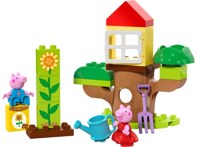 Purcelusa Peppa: Gradina si casa din copac