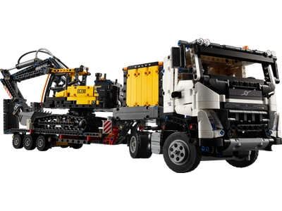 Camionul FMX si excavatorul electric EC230 de la Volvo