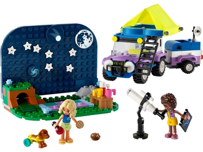 Vehicul de camping pentru observarea stelelor