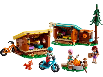 Cabane în tabara de aventuri