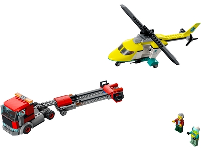 Transportul elicopterului de salvare