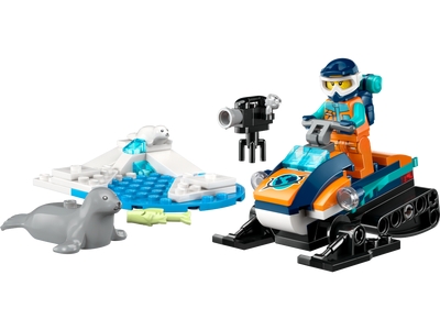 Snowmobil pentru explorari arctice