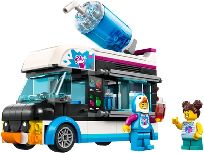 Camioneta-pinguin cu granita