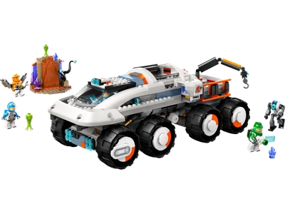 Rover de comandă și încărcător cu macara