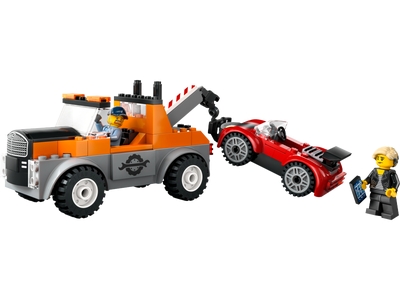 Camioneta de tractare si masina sport