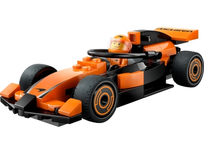 Pilot F1 cu masina de curse McLaren