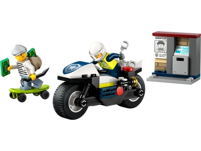 Urmărire cu motocicleta de poliție
