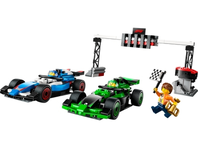 Grila de start F1® cu masini de curse VCARB si Sauber