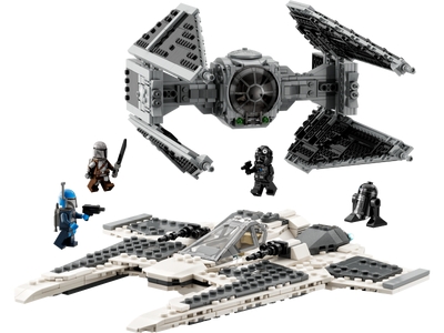 Fang Fighter mandalorian vs TIE Interceptor