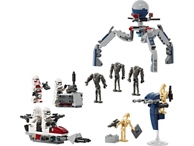 Pachet de lupta: Clone Trooper si droid de lupta