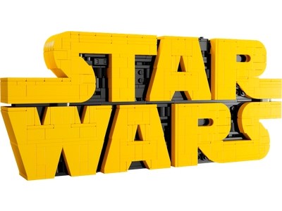 Logoul Star Wars din caramizi