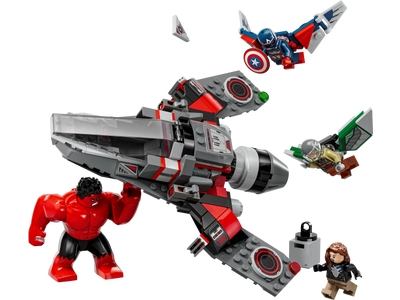 Batalia dintre Capitanul America si Hulk rosu