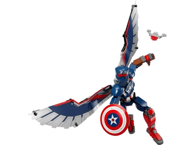Figurina de constructie Capitanul America